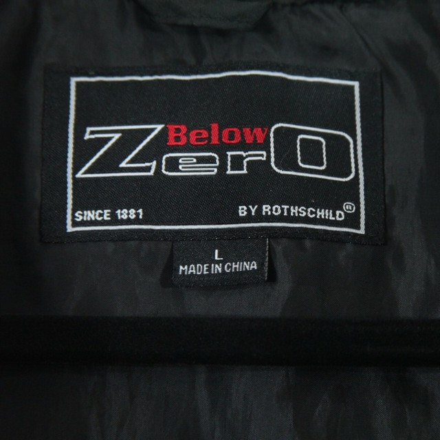 Below Zero by Rothschild Coat,Women's Large Down filled Black/White