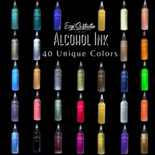 Premium Alcohol Ink|Metallic|Vibrant|High Saturated Unique Colors|4oz by volume