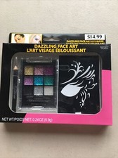 Halloween Dazzling Face Art Stencil Kit EYE MASK