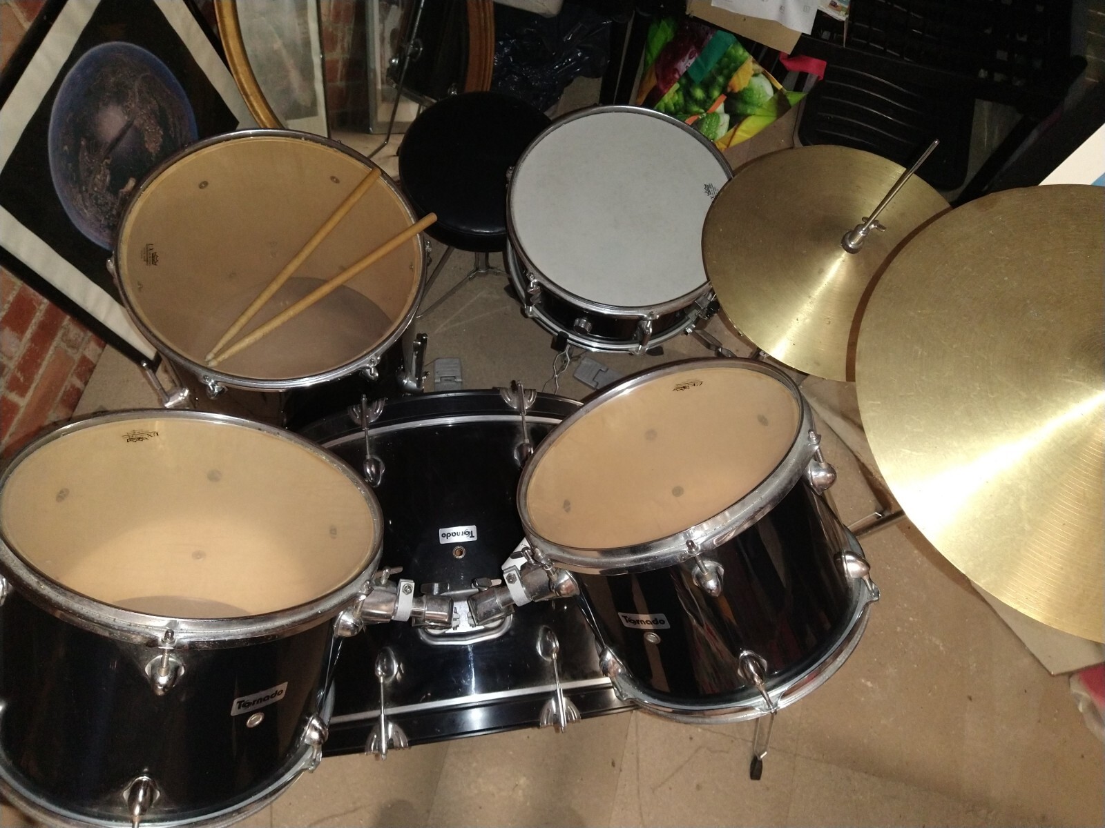 Tornado 5piece drum kit eBay