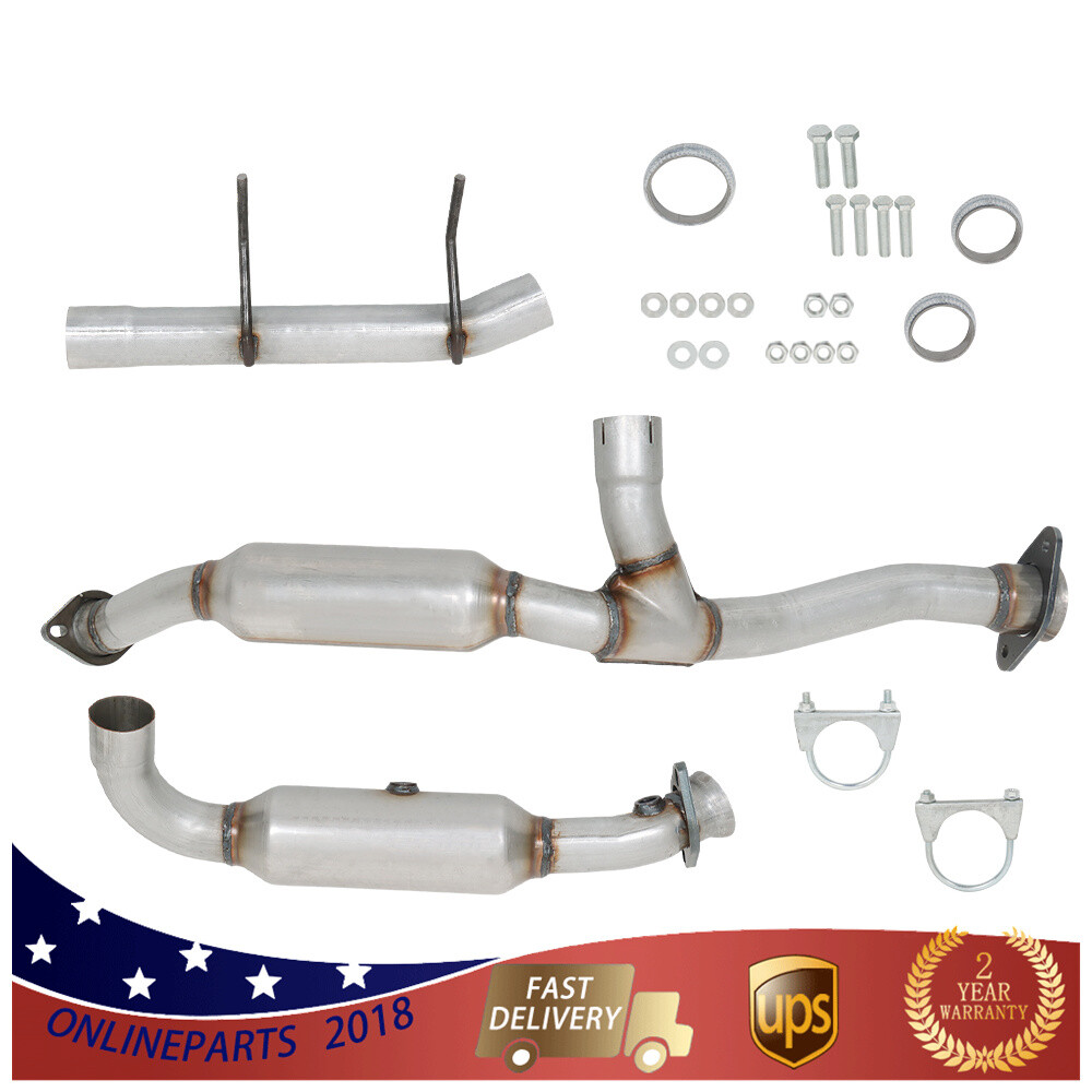 For Ford F-150 2015 2016-2020 5.0L V8 Catalytic Converter Front Right & Left