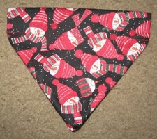 Christmas Snowmen in Scarves and Hats Dog Bandana - 5 sizes XS - XL