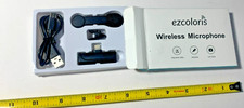 EZColoris Wireless Microphone for iPhone Lav Mic Black