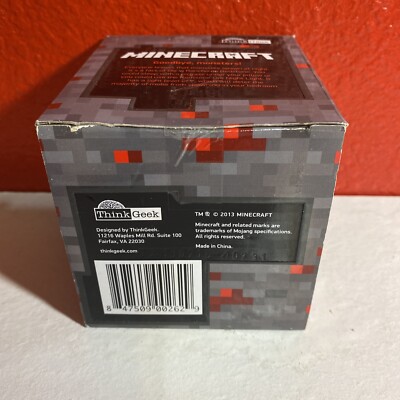 Think Geek 2013 MINECRAFT Light-Up Redstone Ore. New in Box