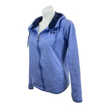 Under Armour Storm1 Womans Full Zip Hoodie Blue Size Small S