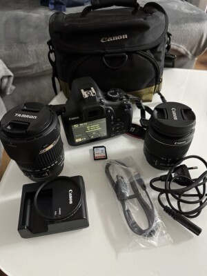Canon EOS 1300D Schwarz (Kit mit EF-S IS II 18-55mm Objektiv), Tamron 18-270mm
