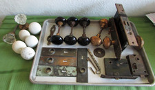Vintage Doorknobs/Locks/Faceplates/Misc. Door Parts. Lot of 22 items