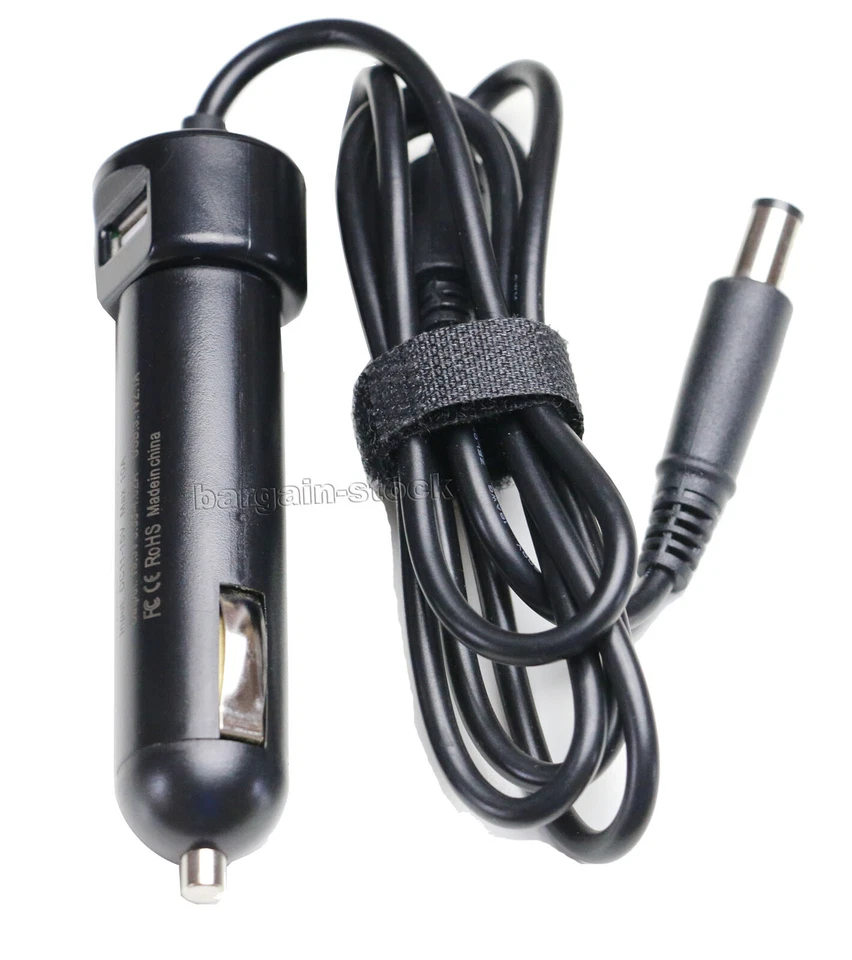 Car Charger Adapter For Dell Latitude 14-7414 14-7450 14-7480 Power Supply 19.5V - Image 2 of 4