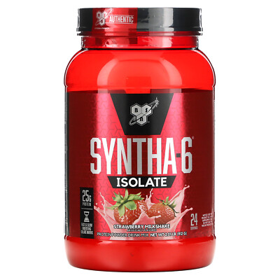 Syntha-6  Isolate, Protein Powder Drink Mix, Strawberry Milkshake, 2.01 lbs (912