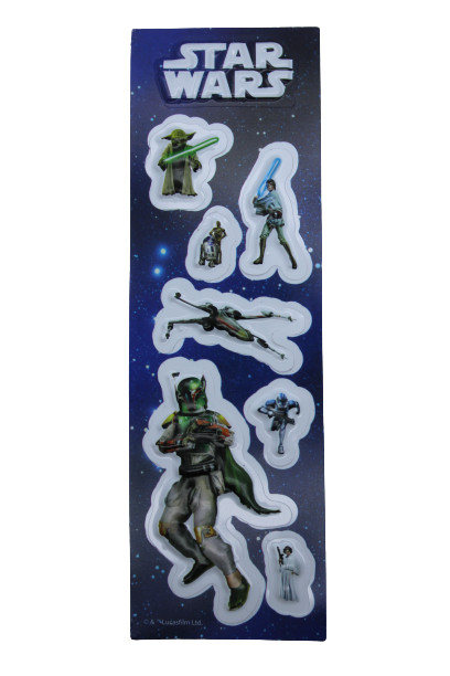 Star Wars Sticker Heftsticker 3d Aufkleber Verschiedene Galaktische