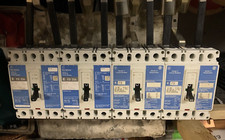 BANK OF 4 WESTINGHOUSE BREAKERS WITH STABS - USED