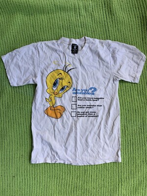 Vintage 1997 Tweety Bird T-shirt Medium Warner Bros Studio Store