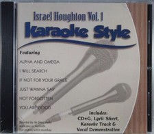 Israel Houghton Volume 1 Christian Karaoke Style NEW CD G Daywind 6 Songs