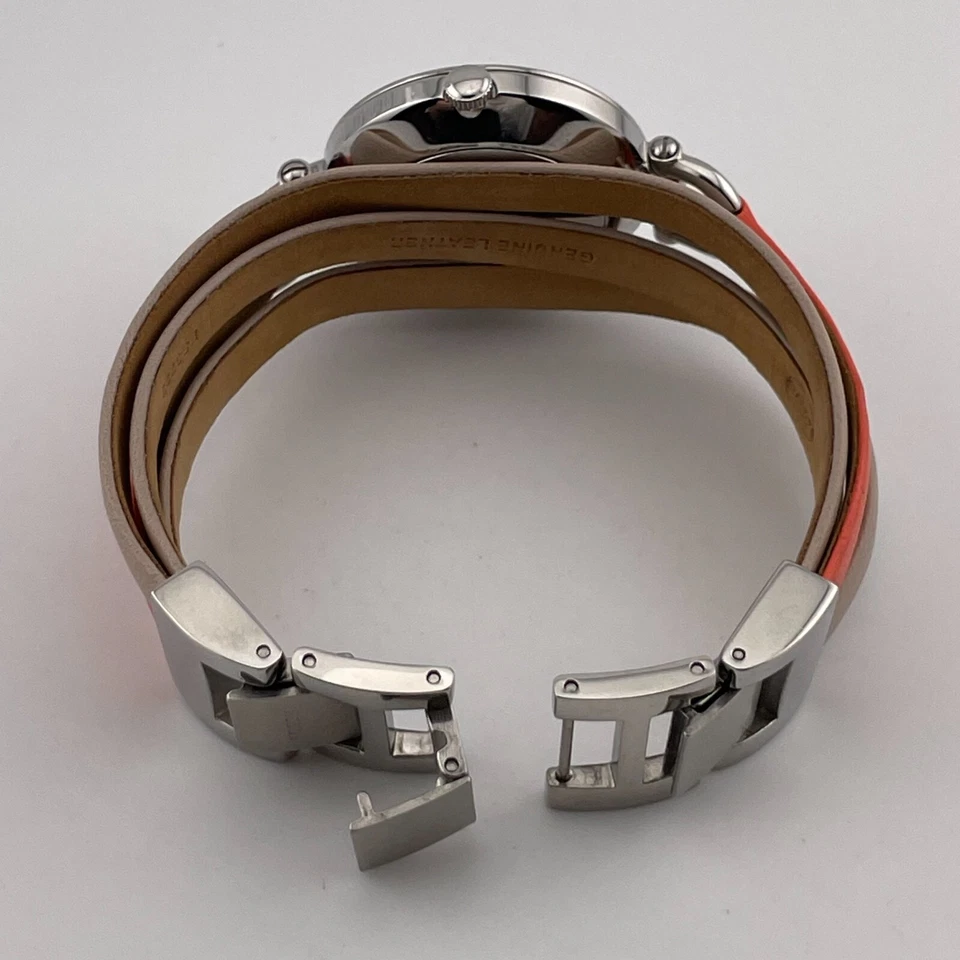 Relógio Fossil Georgia ES3222 Feminino 32mm Estojo Couro Quartzo Três Mãos Analógico - Imagem 3 de 4