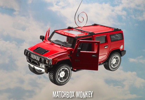 2008 Hummer H2 SUV Truck 4x4 1/32 Custom Christmas Ornament Emblem SUT H1, H3 - Picture 26 of 38