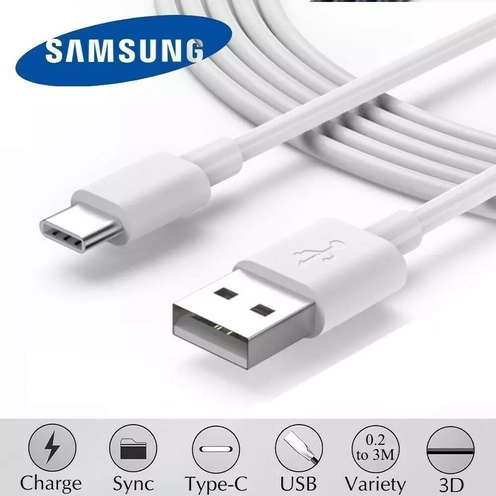 Official Samsung Galaxy A03 Core 1m Micro-USB Charging Cable - Black