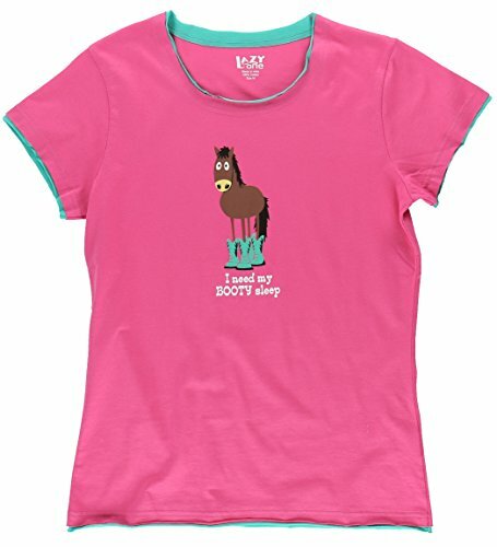 Lazy One - Junior Fitted PJ Set - "I Need My Booty Sleep" - Large - Picture 1 of 5