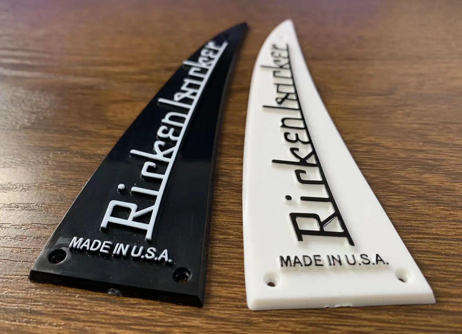 Pro Black Truss Rod Cover for Rickenbacker Bass & Electric Guitar with Screws an