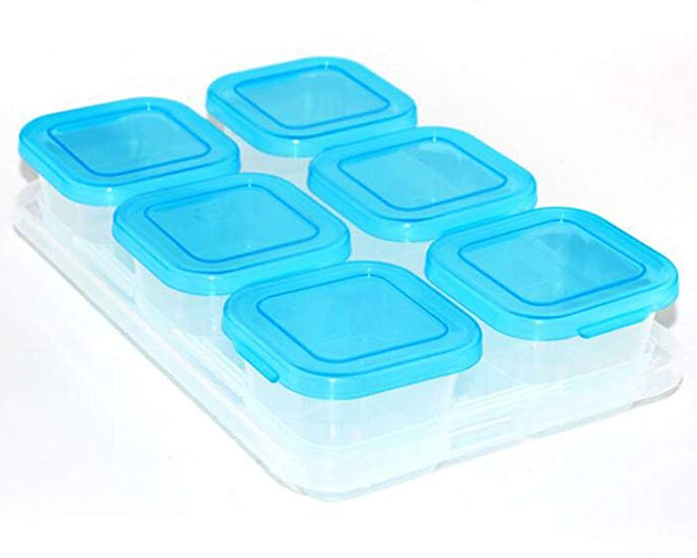 Plastic Food Containers Baby Mini Weaning Freezing Pots Boxes Freezer