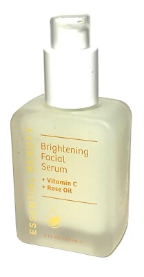 Brightening Facial Serum with Vitamin C, Rose Oil, Vitamin E & More