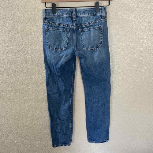GAP Kids Girls Glitter Hearts Girlfriend Jeans Size 8 - Picture 6 of 10