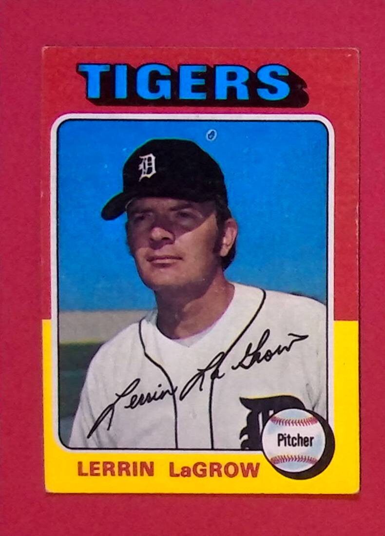 1975 Topps Baseball Card #116 Lerrin LaGrow