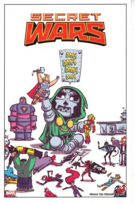 Secret Wars Marvel Comics SDCC 2015 Comic-Con Print Skottie Young 6.5 x 10.25