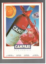 CAMPARI BITTER Advertising 1992 Original 1 Page IT'S FANTASY