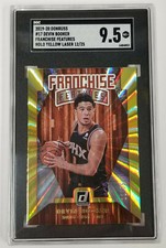 Devin Booker 2019-20 Donruss Franchise Features #17 yellow laser 12/25 SGC 9.5