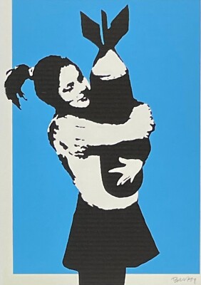 BANKSY * Bomb Hugger * 70x50 cm * Lithografie * limitiert # 42/150