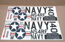 Top Flite T-34B Mentor Giant Scale OEM Original Decals T349D01 Hobbico Stickers