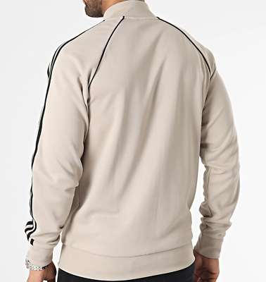 NEW MENS ADIDAS ORIGINALS SUPERSTAR TREFOIL TRACK JACKET NEW MENS ADIDAS ORIGINALS SUPERSTAR TREFOIL TRACK JACKET