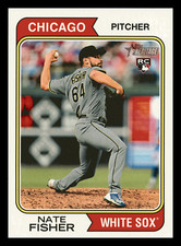 Nate Fisher 2023 Topps Heritage RC Rookie #352 Centered Mint