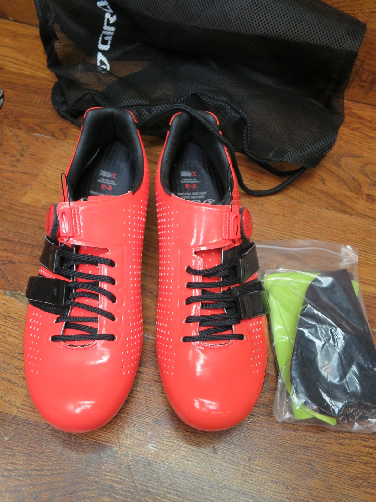 GIRO FACTOR TECHLACE EASTON EC90 CARBON ROAD CYCLING SHOES E