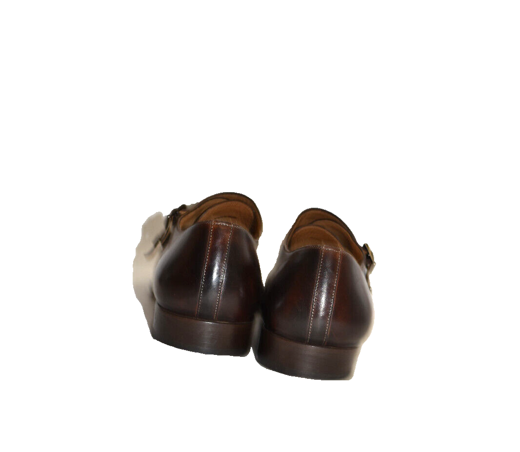 Magnanni Hafiz Double Strap Monk Shoe Brown 13 M US 20567 