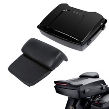 Black Razor Trunk Backrest Fit For Harley Touring Road Glide King 97-13 12