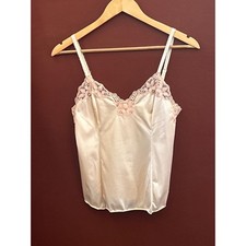 VTG Kayser Camisole Top Coquette Balletcore Romantic Regencycore Bridal Ethereal