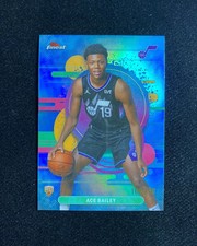 2025-26 Topps Finest Common Ace Bailey RC #5 Sky Blue Refractor 169/250 RB60