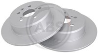 2X A.B.S. 16616 Bremsscheibe Hinten FüR Toyota