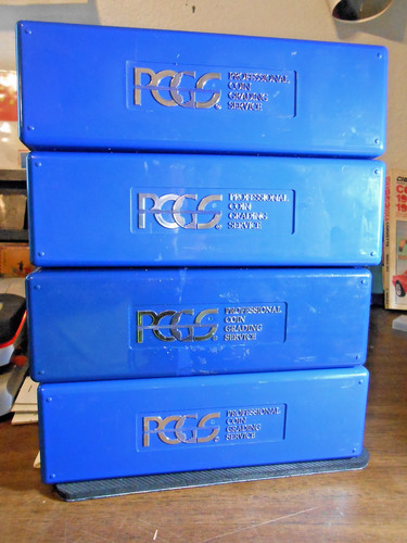 4 PCGS 20 Count Storage Boxes! No Cracks Or Chips! Free Shipping Same Day Paid!
