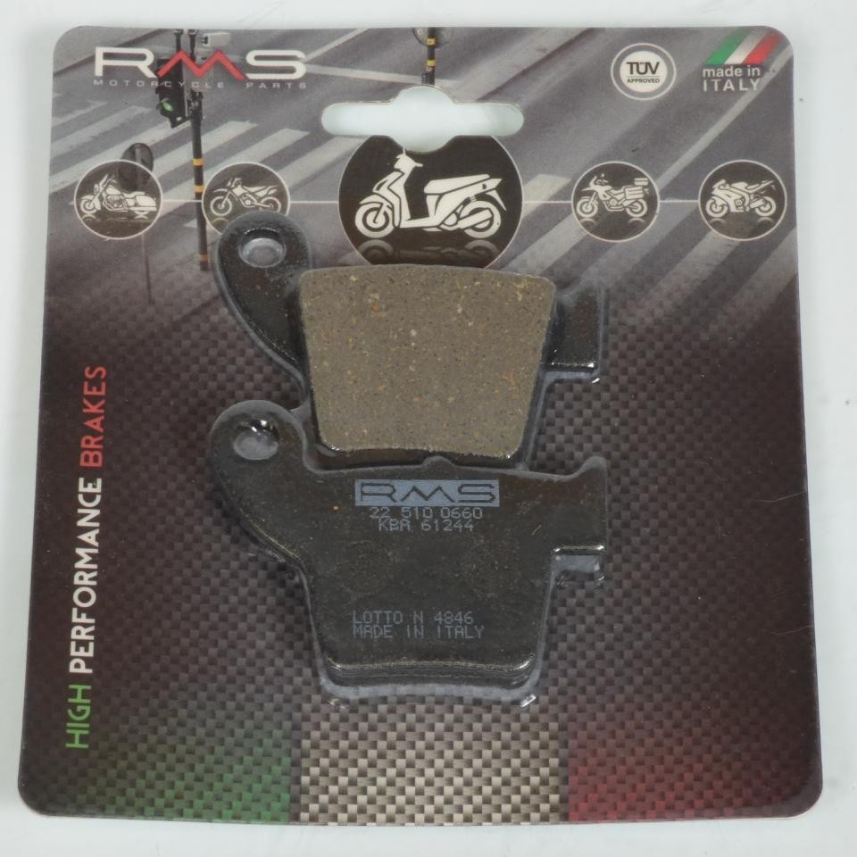Plaquette de frein moto RMS Fantic 50 Motard 2017 garniture organique AR