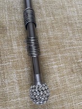 2.6m Elegant Metal Curtain Rail. 24 Rings