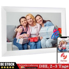 10.1 Zoll Digitaler Bilderrahmen WiFi WLAN 32GB Fotorahmen Touchscreen 1280x800