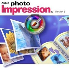 ArcSoft Photo Impression 5 PC CD digital image picture enhancement editing tools