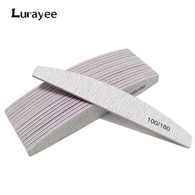Nail File Buffer 100/180 Grit Double Side Sanding Tool - 3/5/10 Pcs