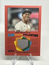 2026 Topps Heritage Jazz Chisholm Jr Clubhouse Collection Game Worn Patch /77