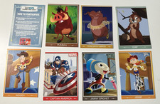D23 EXPO 2015 Disney Trading Card Quest ... 7 Card Lot