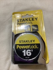 Stanley Power Lock Tape Measures 16  33-116 New