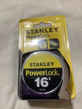 Stanley Power Lock Tape Measures 16’(33-116) New