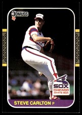 Steve Carlton 1987 Donruss #617 White Sox MLB READ FREE SHIPPING AutographDen